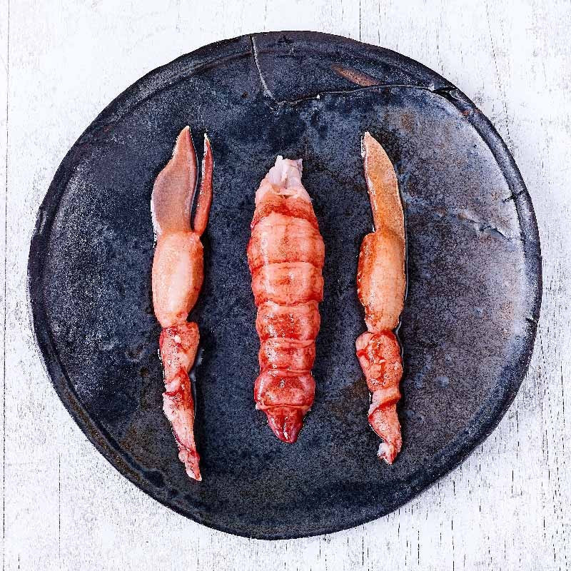 CANADIAN LOBSTER TAILS SHELL OFF (~90G) - CINQ DEGRÉS OUEST