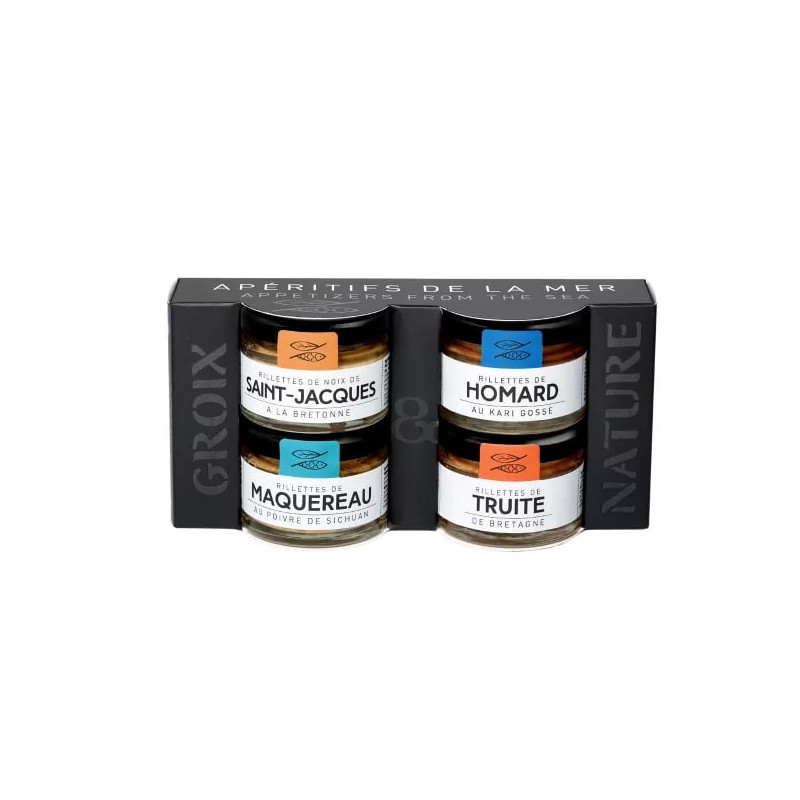 MINI RILLETTES SET (4X30g) - GROIX & NATURE