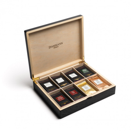 COFFRET BOIS VIDE 48 SACHETS THE V2018 - DAMMANN FRÈRES