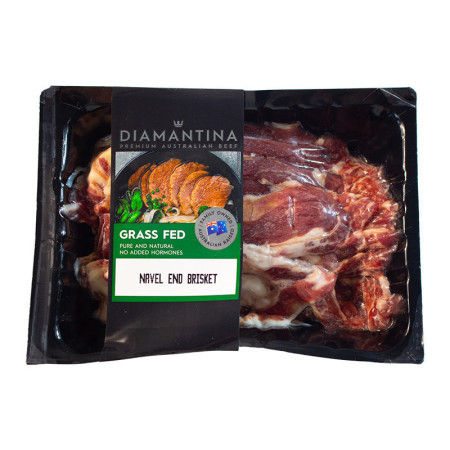 NE BRISKET GRASS FED 2-3MM SLICE FRZ (500G) - STANBROKE