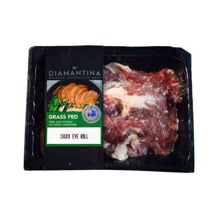 CHUCK EYE ROLL GRASS FED 2-3MM SLICE FRZ (500G) - STANBROKE