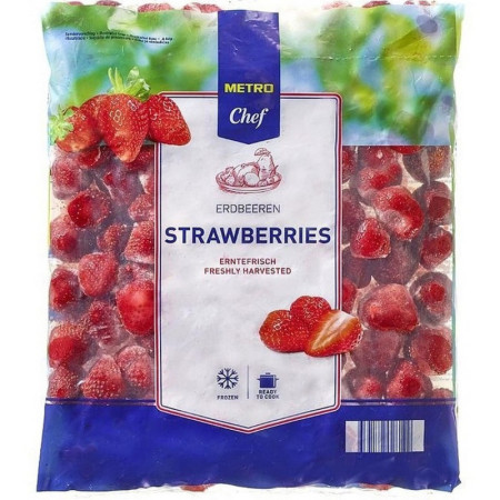 STRAWBERRY IQF FRZ (1KG) - METRO CHEF