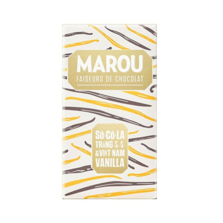 VANILLA WHITE CHOCOLATE 44% (80G) - MAROU