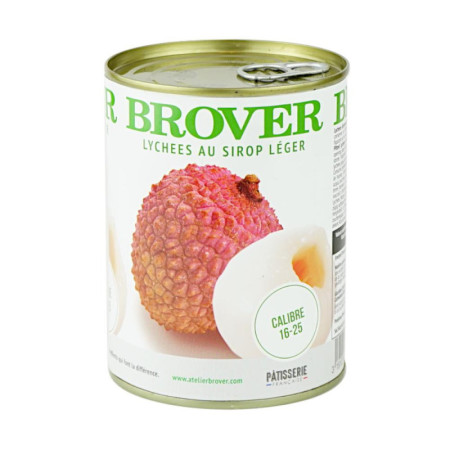 WHOLE LYCHEES IN SYRUP (565G) - BROVER