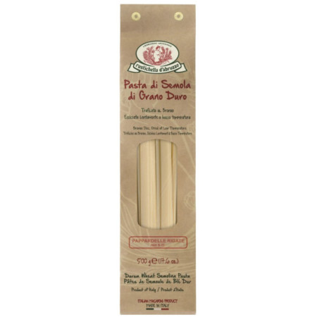 PAPPARDELLE RIGATE (500G) - RUSTICHELLA D'ABRUZZO