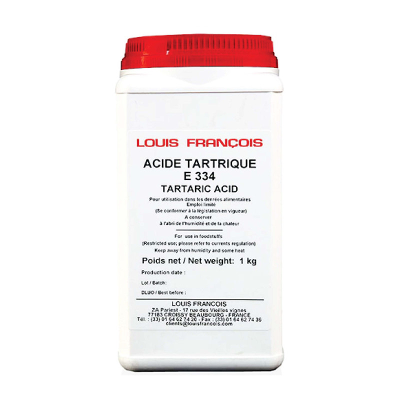 TARTRIC ACID (1KG) - LOUIS FRANCOIS