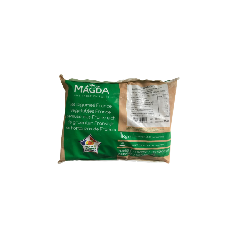 COOKED TOPINAMBOUR JERUSALEM ARTICHOKE IN DICES FRZ (1KG) - MAGDA