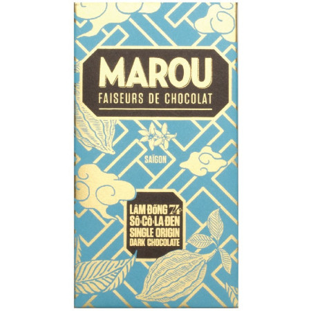 CHOCOLATE LAM DONG 74% (80G) - MAROU