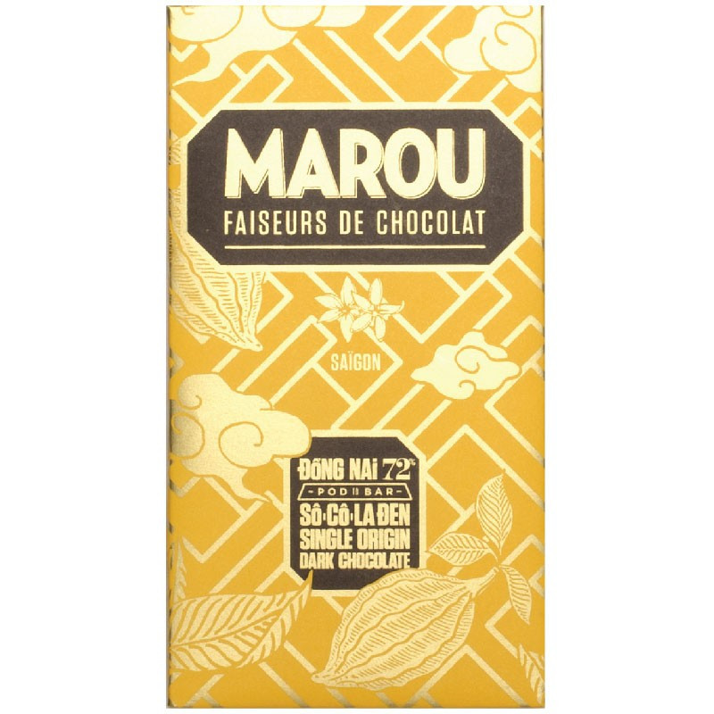 CHOCOLATE DONG NAI 72% (80G) - MAROU