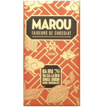CHOCOLATE BA RIA 76% (80G) - MAROU