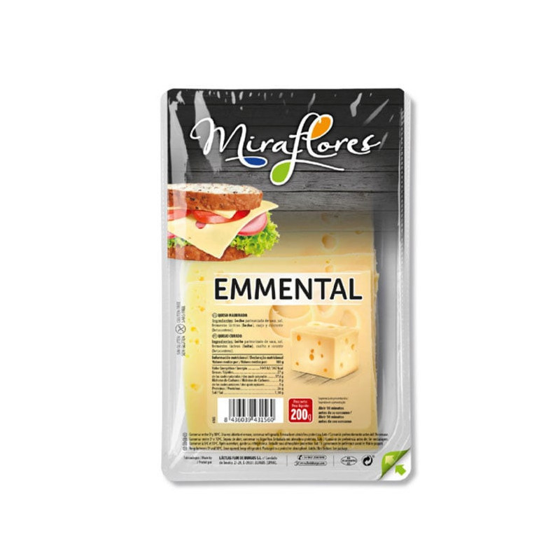 EMMENTAL SLICES (200G) - MIRAFLORES