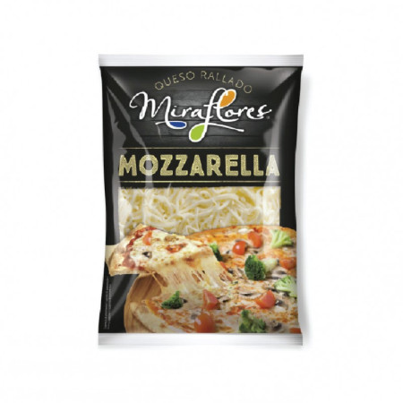 MOZZARELLA SHREDDED (250G) - MIRAFLORES