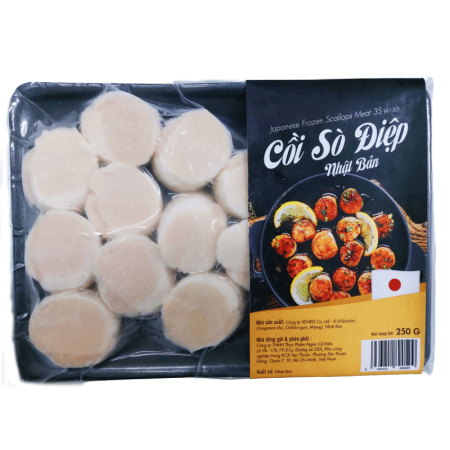 SCALLOP MEAT SIZE 3S MIYAGI JAPAN SENREI FRZ (8-14 PCS) (~250G) - SANRIKU - CTR