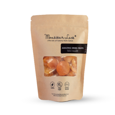 DRIED APRICOTS IN BAG (100G) - MONSIEUR LUXE