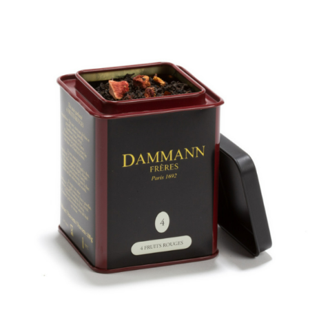 4 FRUITS ROUGES - BLACK TEA (100G) - DAMMANN FRÈRES