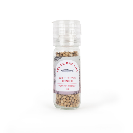 PHU QUOC WHITE PEPPER GRINDER (55G) - BAC LIEU