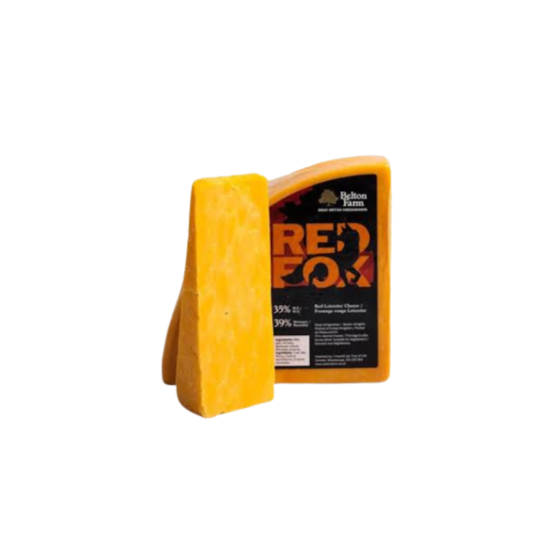 VINTAGE CHEDDAR RED FOX LEICESTER 16M (1.5KG) - BELTON FARM - DEVON CREAM COMPANY