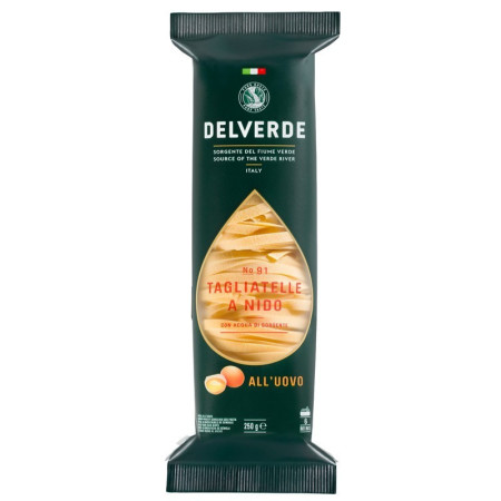 TAGLIATELLE UOVO NIDO (250G) - DELVERDE