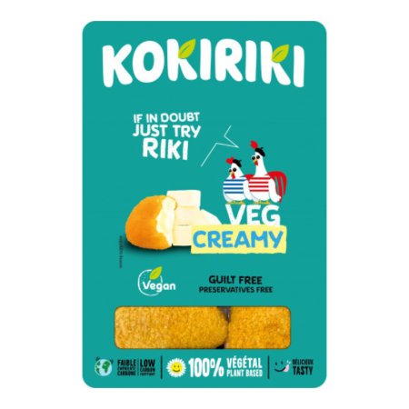 PLANT BASED CHEDDAR NUGGETS FRZ (200G) - KOKIRIKI