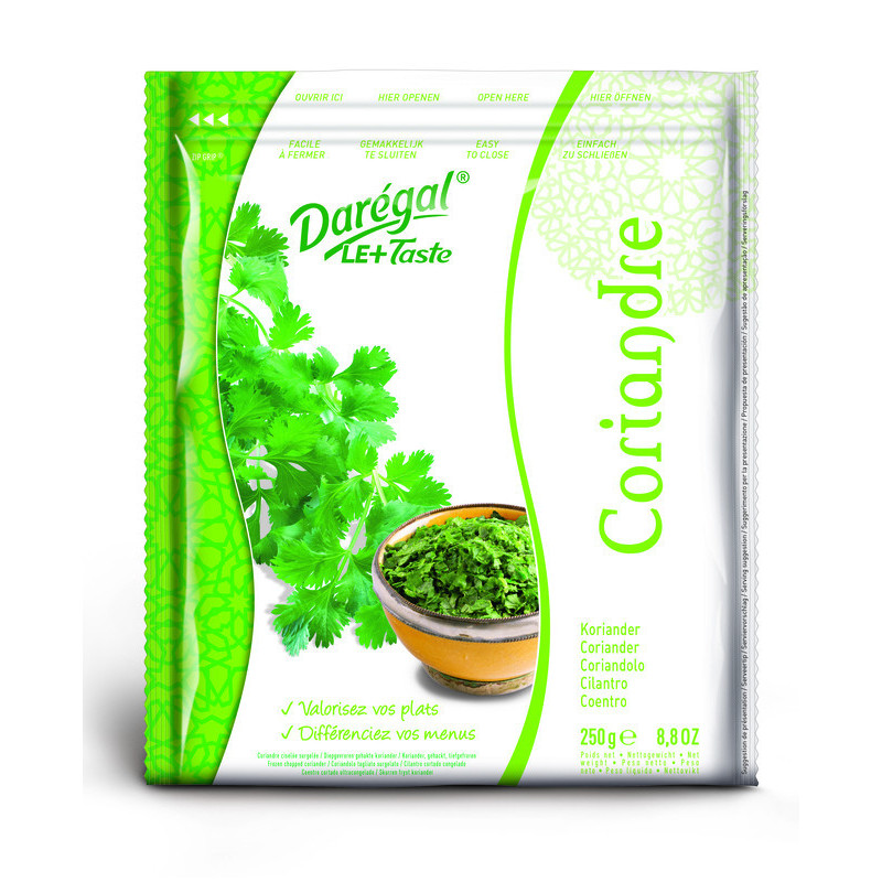 CHOPPED CORIANDER FRANCE FRZ (250G) - DAREGAL